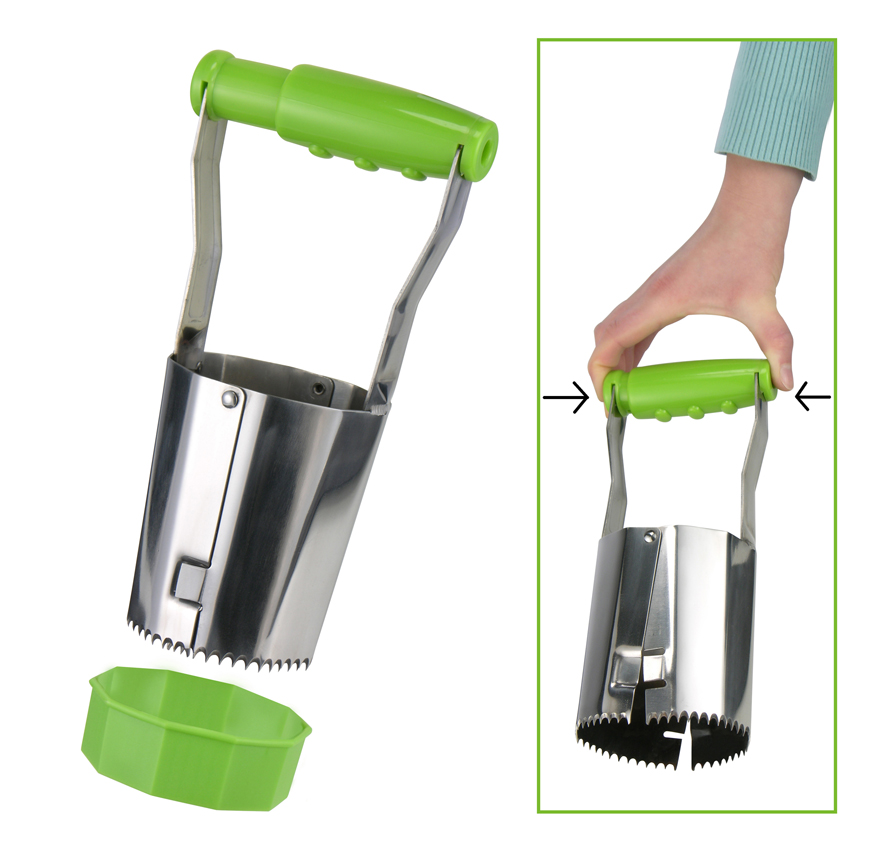 Einpflanzer aus Edelstahl ideal für die