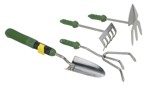 Garten - Set 5 teilig aus Edelstahl