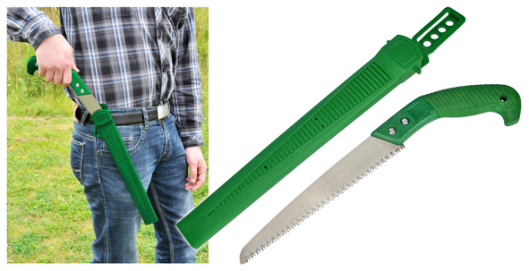 Säge mit Kunststoffschutz