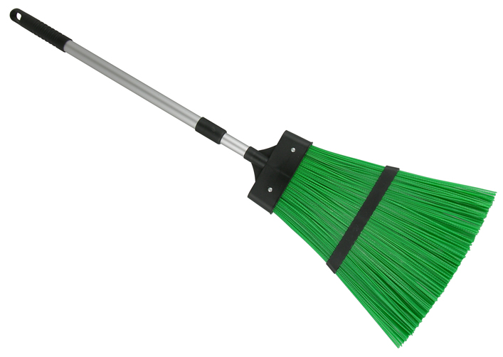 Garten-Besen mit Alu-Teleskopgriff