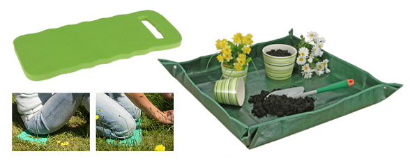 Knieunterlage und Gartenplane