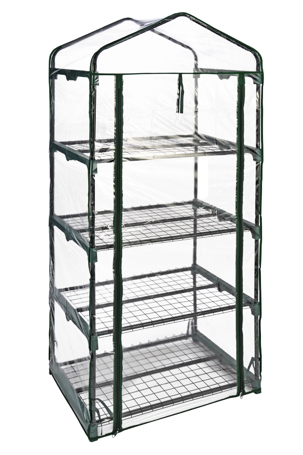 Gewächshaus mit 4 Ebenen