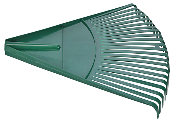 Rechen aus Kunststoff, grün