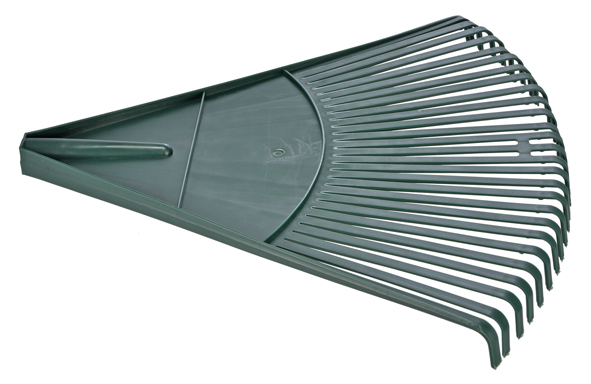 Rechen aus Kunststoff, grün