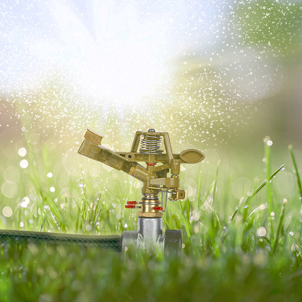 Impulsregner, Rasensprenger