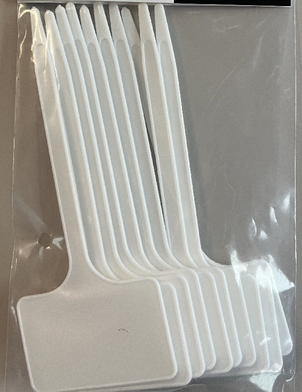 T-Form Plastikschilder zur Beschriftung