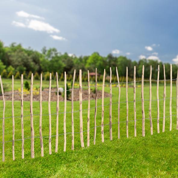 Staketenzaun, 90x500cm