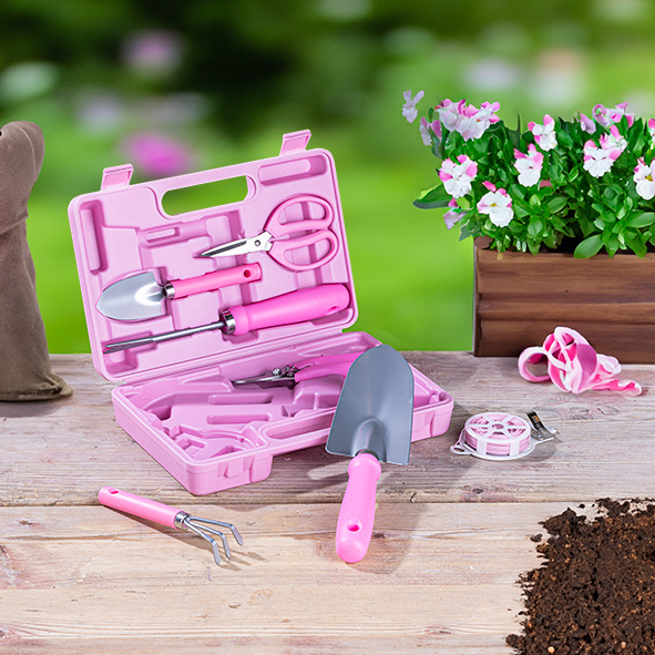 Koffer, Gartenwerkzeug, 7tlg.