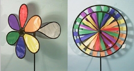 Windrad  aus Kunststoff