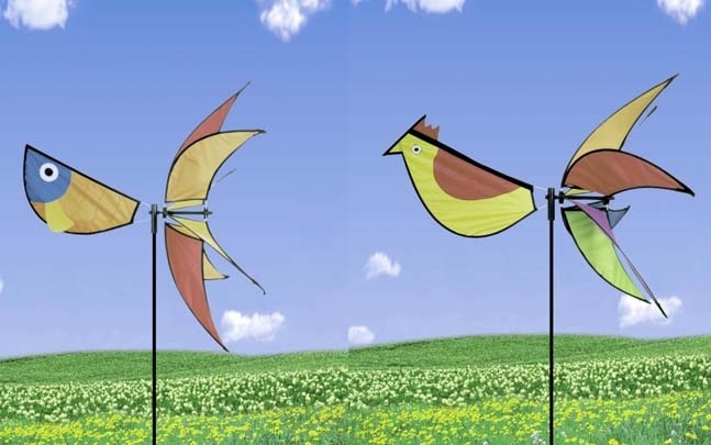 Windrad in zwei Designs