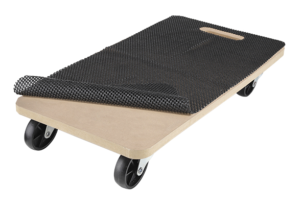 Transport-Rollbrett mit Gummiauflage