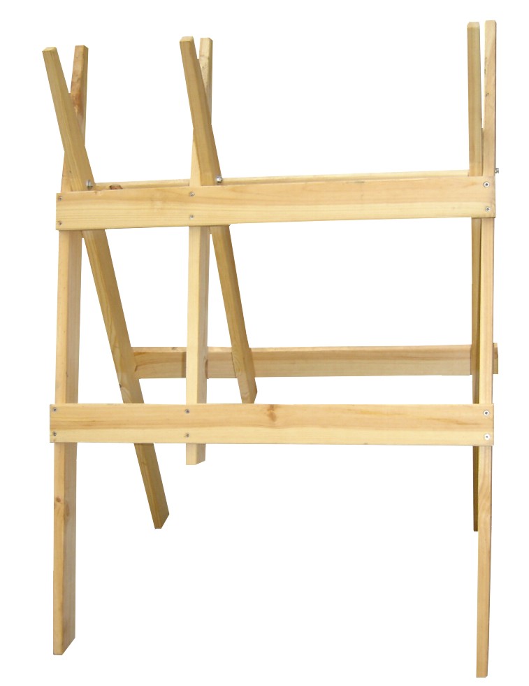 Sägebock aus Nadelholz