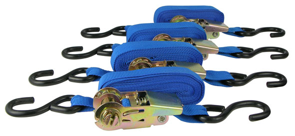 Spanngurt-Set mit Haken,  4-tlg.