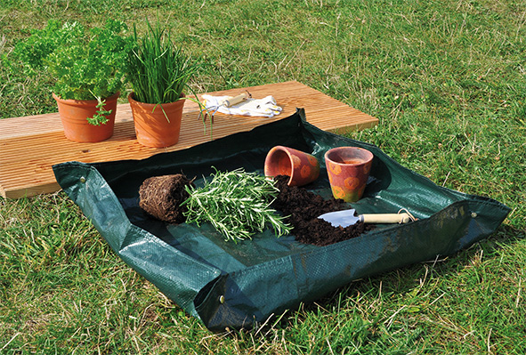 Umtopfplane ca. 80 x 80cm