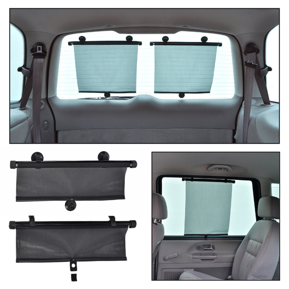 Sonnenrollo-Set für Seitenfenster oder