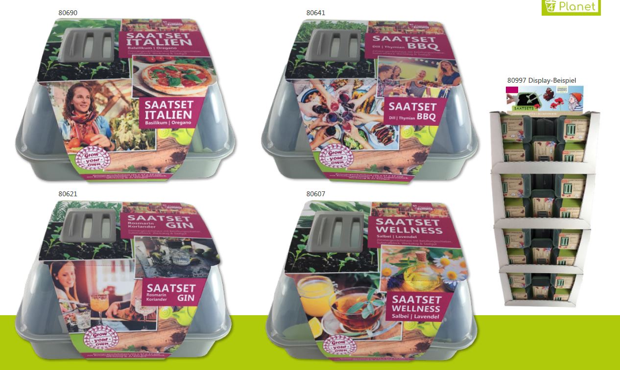 Anzucht-Set Display Classic (60 tlg.)