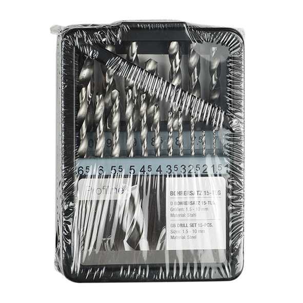 Bohrersatz, 15-teilig