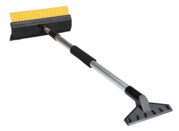Schneefeger mit Eiskratzer, ausziehbar