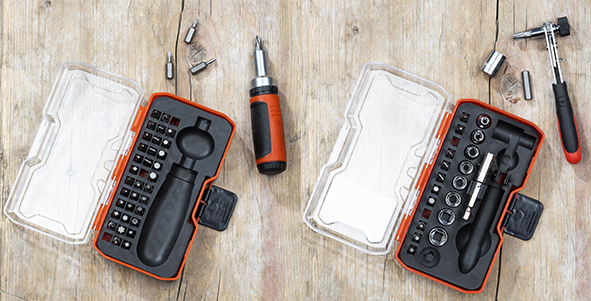 Werkzeug-Set, 2-fach sortiert