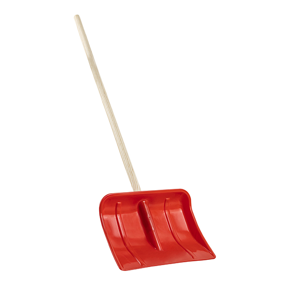 Kinder Schneeschieber rot
