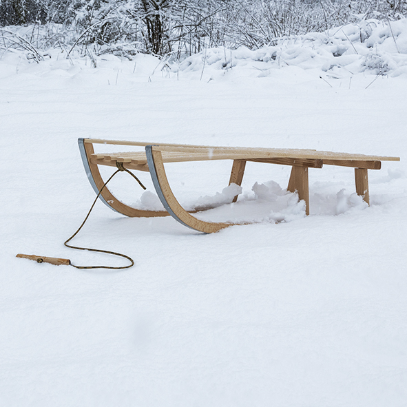 Holz Schlitten Goral