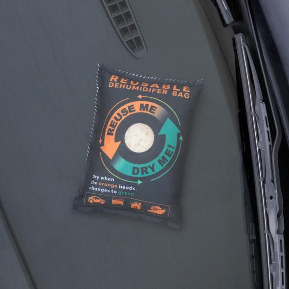 Entfeuchterkissen, wiederwerwendbar, im Display