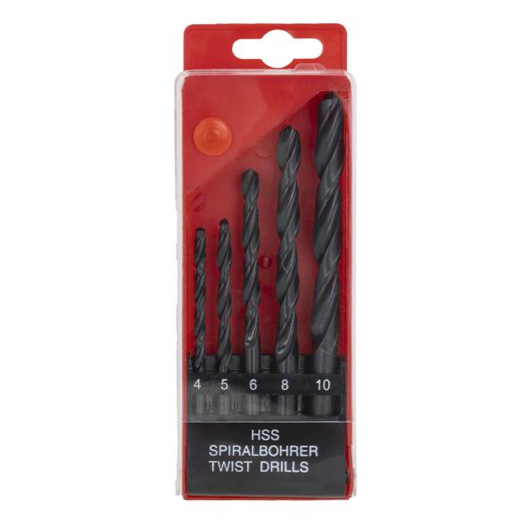 Bohrer-Set,Metall,5er