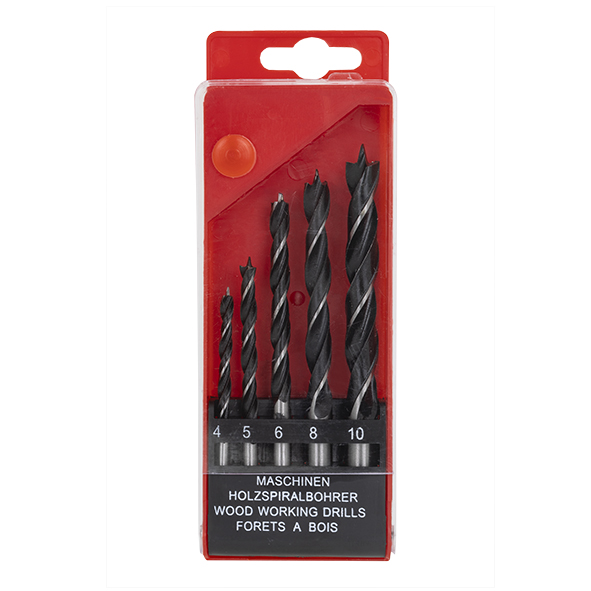 Bohrer-Set,Holz,5er