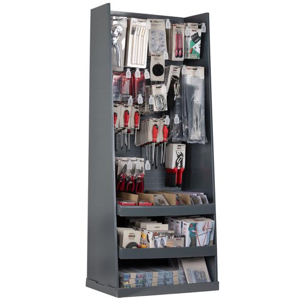 Display, 1/4 Regal, DIY Werkzeug 258tlg