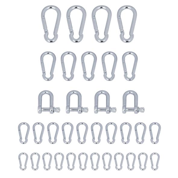 Karabiner-/Schäkelhaken Set