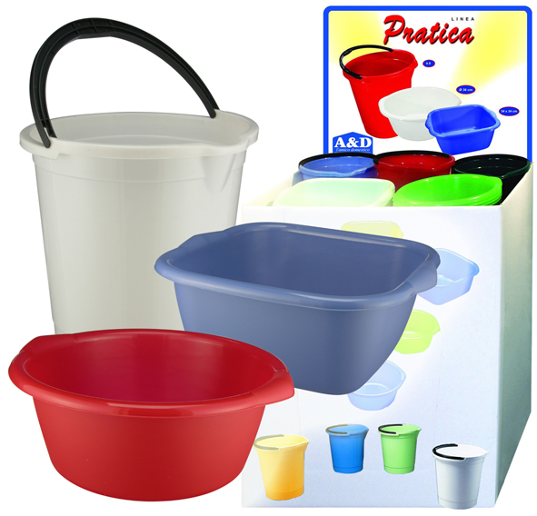 Eimer und Schüssel Display 216tlg.