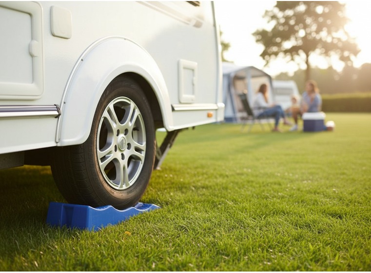 Auffahrkeile für Wohnwagen, 2er-Set