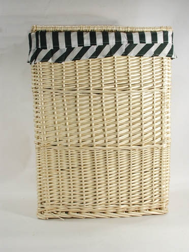 Truhe 2tlg. mit Textilfutter aus hellem