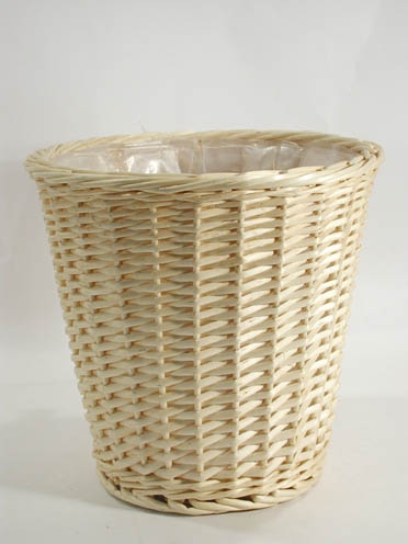 Papierkorb mit Plastikeinlage;D28/H27cm