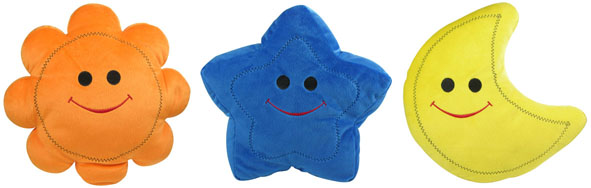 Plüschkissen 3fach sortiert