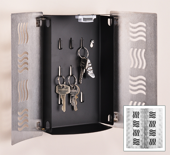 Schlüsselkasten aus Edelstahl