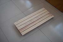 Pflanzenroller aus Holz rechteckig