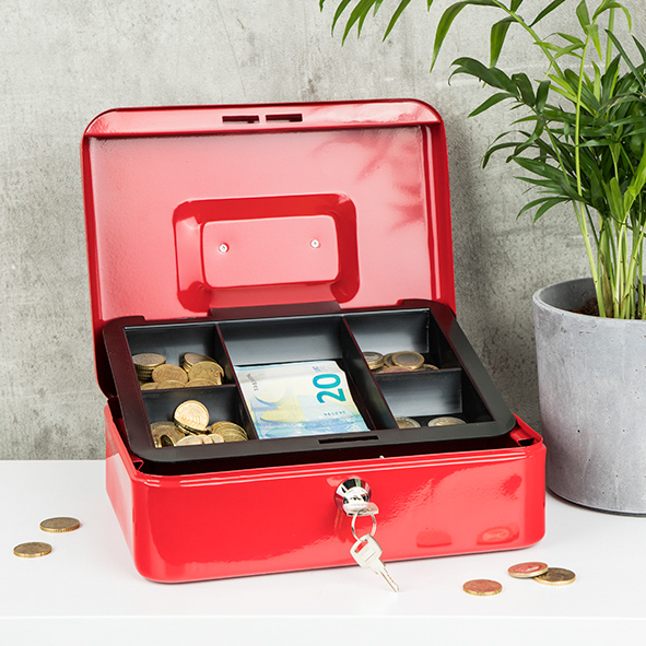 Geldkassette aus Stahl