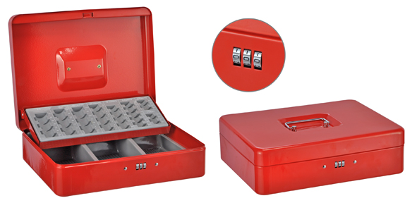 Geldkassette mit Zahlenschloss