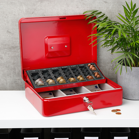 Geldkassette aus Stahl