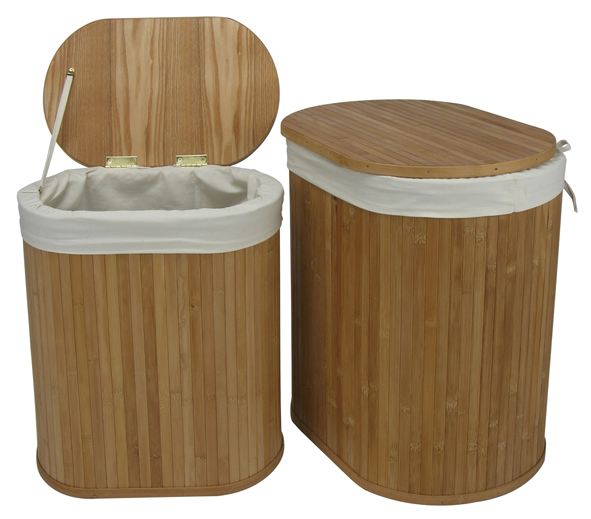 Ovale Wäscheboxen 2-tlg.