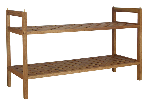 Schuhregal mit 2 Böden