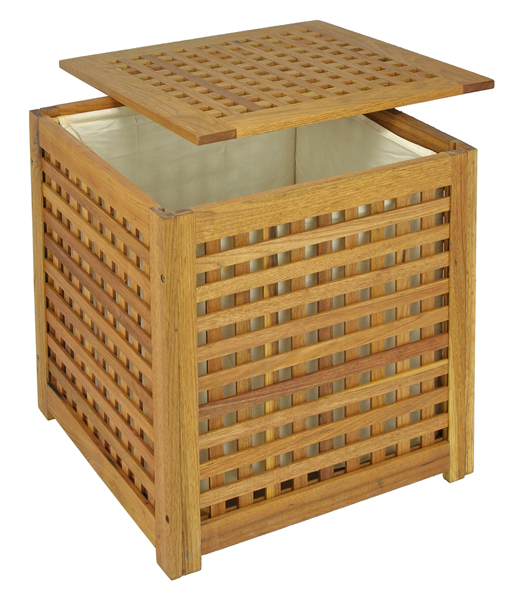 Wäschebox  aus Walnussholz