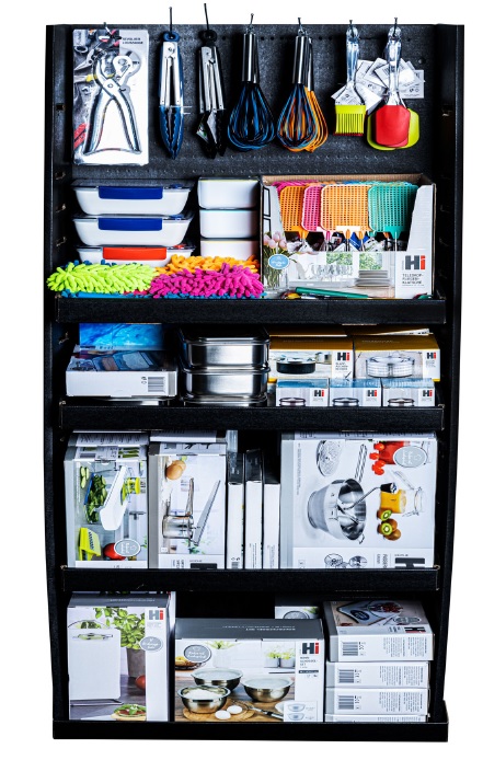 Mischdisplay Haushaltshelfer