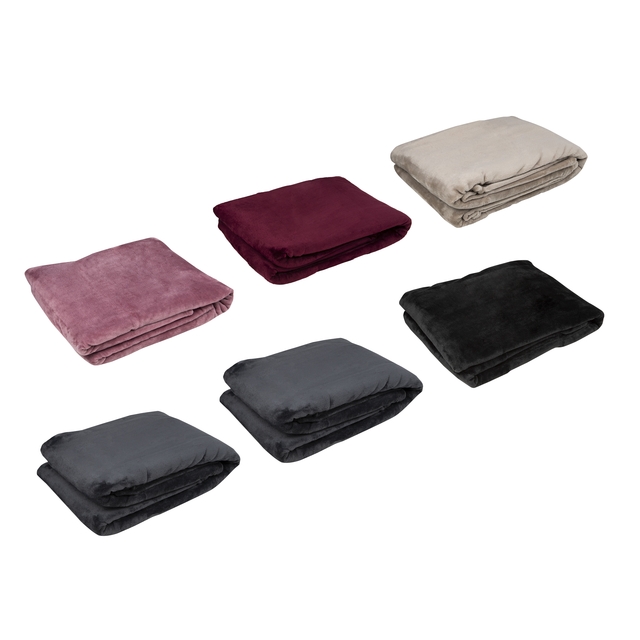 Microfaser Flanelldecke in verschiedenen Farben