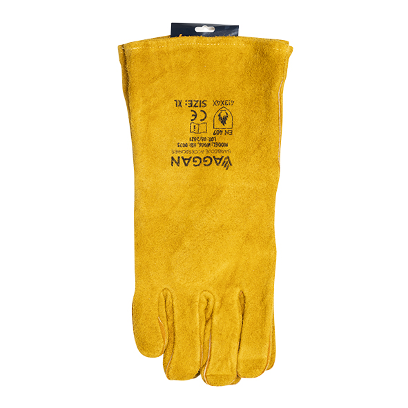 Grillhandschuh, Leder, 35.5cm