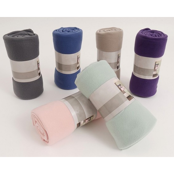 Fleece Decke in verschiedenen Farben