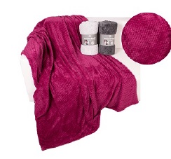 Mischkarton Decke Flanell Jacquard