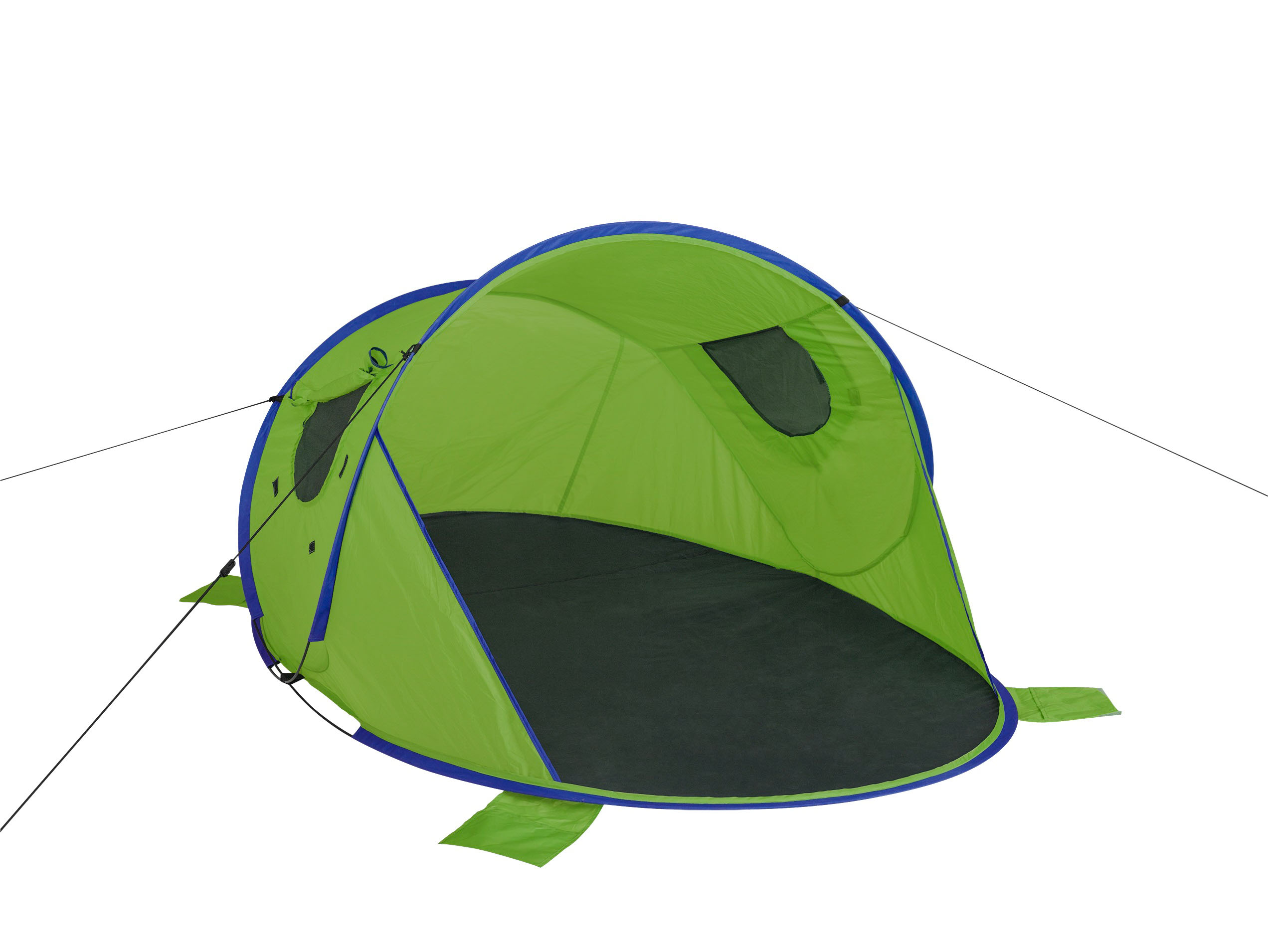 Strandmuschel "deep" limonengrün