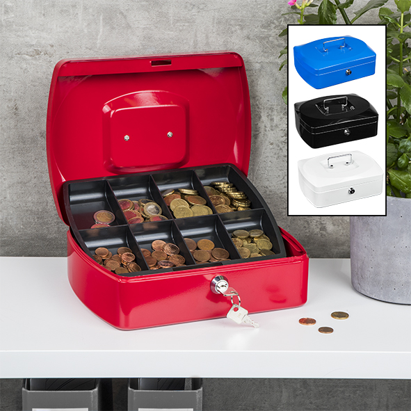 Geldkassette mit 8 Fächern